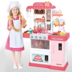 Little Chef Кухня с Течаща вода, Розова, звук и светлини + аксесоари