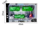 OCIE DIY City Truck Камион 1:48 със 3 вида сменящи се ремаркета, пътни знаци