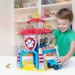 PAW PATROL Dino Rescue Спасителна Кула, Наблюдателница, Щаб квартира с ексклузивно куче, динозавър и кола