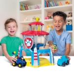 PAW PATROL Dino Rescue Спасителна Кула, Наблюдателница, Щаб квартира с ексклузивно куче, динозавър и кола