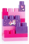 DOLU UNICORN Конструктор Jumblocks в чанта, 70 части, розов