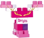 DOLU UNICORN Конструктор Jumblocks в чанта, 70 части, розов