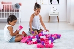 DOLU UNICORN Конструктор Jumblocks в чанта, 70 части, розов