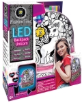 Раница за оцветяване Еднорог с LED светлина