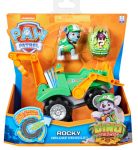 Пес Патрул/Paw Patrol Превозно средство с кученце и динозавър изненада, асортимент