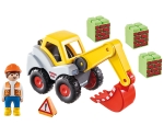 Playmobil - Екскаватор с фигурка работник