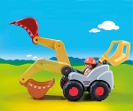 Playmobil - Екскаватор с фигурка работник