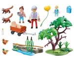 Playmobil - Занимателен игрален комплект Местообитание на червената панда, 55 елемента