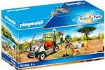 Playmobil - Занимателен игрален комплект  Ветеринар с кола, 65 елемента