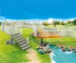 Playmobil - Аксесоари за игра Платформа за наблюдение в зоопарк, 31 елемента