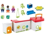 Playmobil - Занимателен комплект за игра Преносима детска градина, 15 елемента
