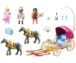 Playmobil - Занимателен комплект за игра Романтична кралска карета, 60 елемента