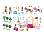 Playmobil - Занимателен комплект за игра Урок по езда за принцеса, 265 елемента