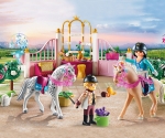 Playmobil - Занимателен комплект за игра Урок по езда за принцеса, 265 елемента