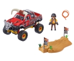 Playmobil - Занимателен комплект за игра  Каскадьорско шоу, Камион Чудовище, 57 елемента