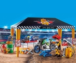 Playmobil - Занимателен комплект за игра Каскадьорско шоу, Сервизна палатка, 49 елемента