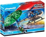 Playmobil - Занимателен комплект за игра Полицейско преследване с хеликоптер