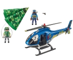 Playmobil - Занимателен комплект за игра Полицейско преследване с хеликоптер