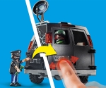 Playmobil - Занимателен комплект за игра  Полицейско преследване с хеликоптер на избягал ван