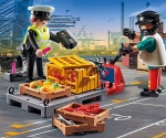 Playmobil - Занимателен комплект за игра  Митническа проверка, 49 елемента