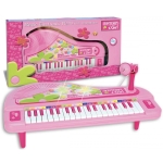 Bontempi - Малко розово пиано, 37 клавиша, 37 демо песни