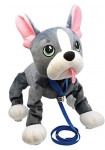 Peppy Pets - Плюшен любимец за разходка навън - Кученце Булдог