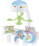 Музикална въртележка 3в1 за легло Fisher Price, мечета-пеперуди