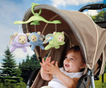 Музикална въртележка 3в1 за легло Fisher Price, мечета-пеперуди