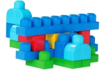 Mega Bloks Конструктор Първи строители, 60 части, син