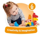 Игрален комплект конструктор с каска Mega Bloks