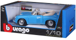 Bburago Plus - модел на кола 1:18 - Porsche 356B Cabriolet
