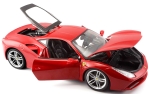 Bburago Ferrari - модел на кола 1:18 - Ferrari 488 GTB