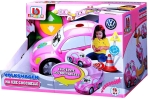 Bburago Junior - Радиоуправляема количка VW Beetle, розова
