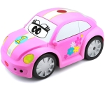 Bburago Junior - Радиоуправляема количка VW Beetle, розова