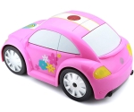 Bburago Junior - Радиоуправляема количка VW Beetle, розова