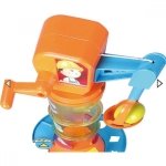 Bburago Junior - Кран за игра Volvo 5в1 с камион и топче