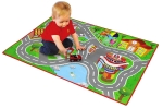 Bburago Junior - Килимче за игра с количка Ферари, 100 х 70 см