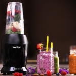 Нутри Блендер екстрактор ZEPHYR ZP 1162 O, 1200 W, 25000 об/мин, чаша 1 литър, чаша 0.8 литра, BPA Free, Черен