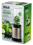 Нутри блендер Muhler MNB-688, Old Gold, 4 ножа, 600W, 220-240V/ 50-60 Hz