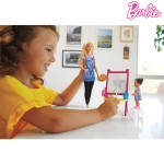 Кукла Barbie/Барби - Игрален комплект Учител по рисуване