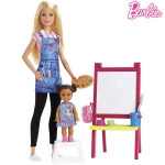 Кукла Barbie/Барби - Игрален комплект Учител по рисуване