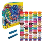 Play Doh пластелин  - Празничен комплект 65 кенчета, различни цветове