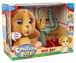 EMOTION PETS Кученце с истински сълзи и аксесоари за ветеринарна клиника