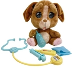 EMOTION PETS Кученце с истински сълзи и аксесоари за ветеринарна клиника