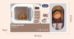 Микровълнова печка с продукти и прибори + звук и светлини