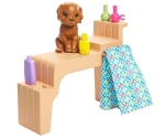 Кукла Barbie - Игрален комплект: Салон за маникюр
