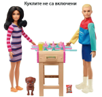 Barbie - Мини игрален комплект, футболна маса