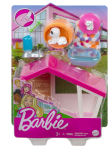 Кукла Barbie - Мини игрален комплект, кучешка колибка