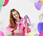Кукла Barbie - Екстра: С лилавосиня коса
