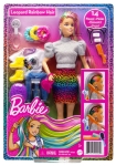 Кукла Barbie - Леопардова коса с дъга